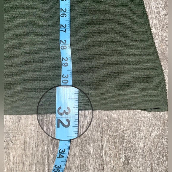 French Connection * Forest Green Mini Dress * Size 10 - Picture 6 of 9